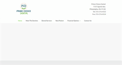 Desktop Screenshot of primechoicedental.com